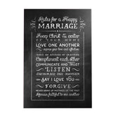 Rules for a Happy Marriage Decoposter